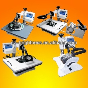 China Shenzhen Combo 6 In 1 Clothes/Textile Heat Press Machine