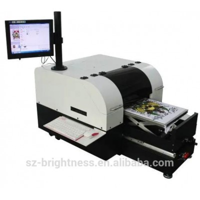 a3 /a4 digital flatbed t-shirt printer with dx 5 cartridge